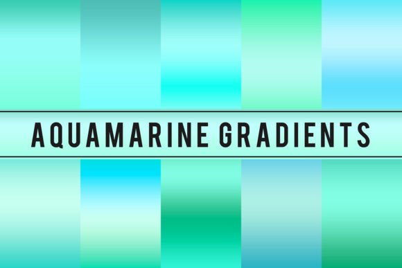 Aquamarine Gradients: Elevate Your Creative Projects with a Splash of Serenity