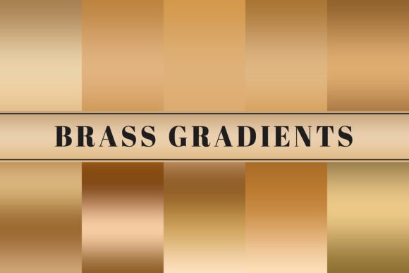 Brass Gradients: Elevate Your Creative Projects with Trendy and Modern Design