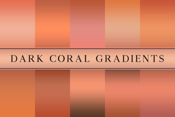 Dark Coral Gradients: Elevate Your Creative Projects with Vibrant Depth