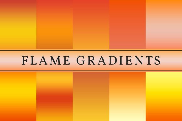 Flame Gradients: Elevating Design Projects with Dynamic Visual Elements