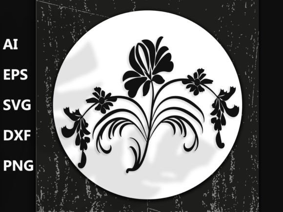 Flower Vector Element 10