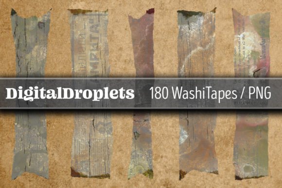 Inked Glam Vintage Torn Washi Tape: A Versatile Tool for Creative Projects