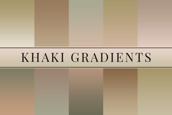 Khaki Gradients: Elevate Your Design Projects with Timeless Style