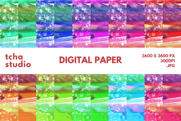 Mix Brush Watercolor Digital Papers
