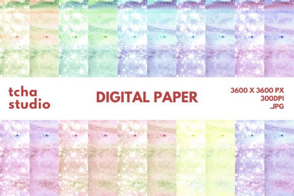 Paradise Watercolor Digital Papers: A Versatile Design Resource for Creative Projects