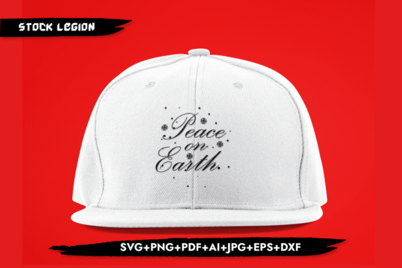 Peace on Earth - Christmas SVG for Creative and Practical Projects