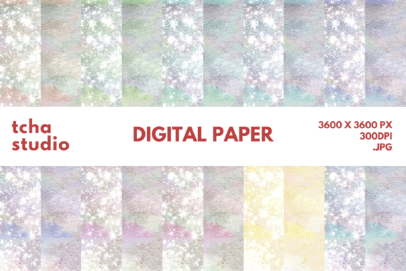 Soft Texture Watercolor Digital Papers